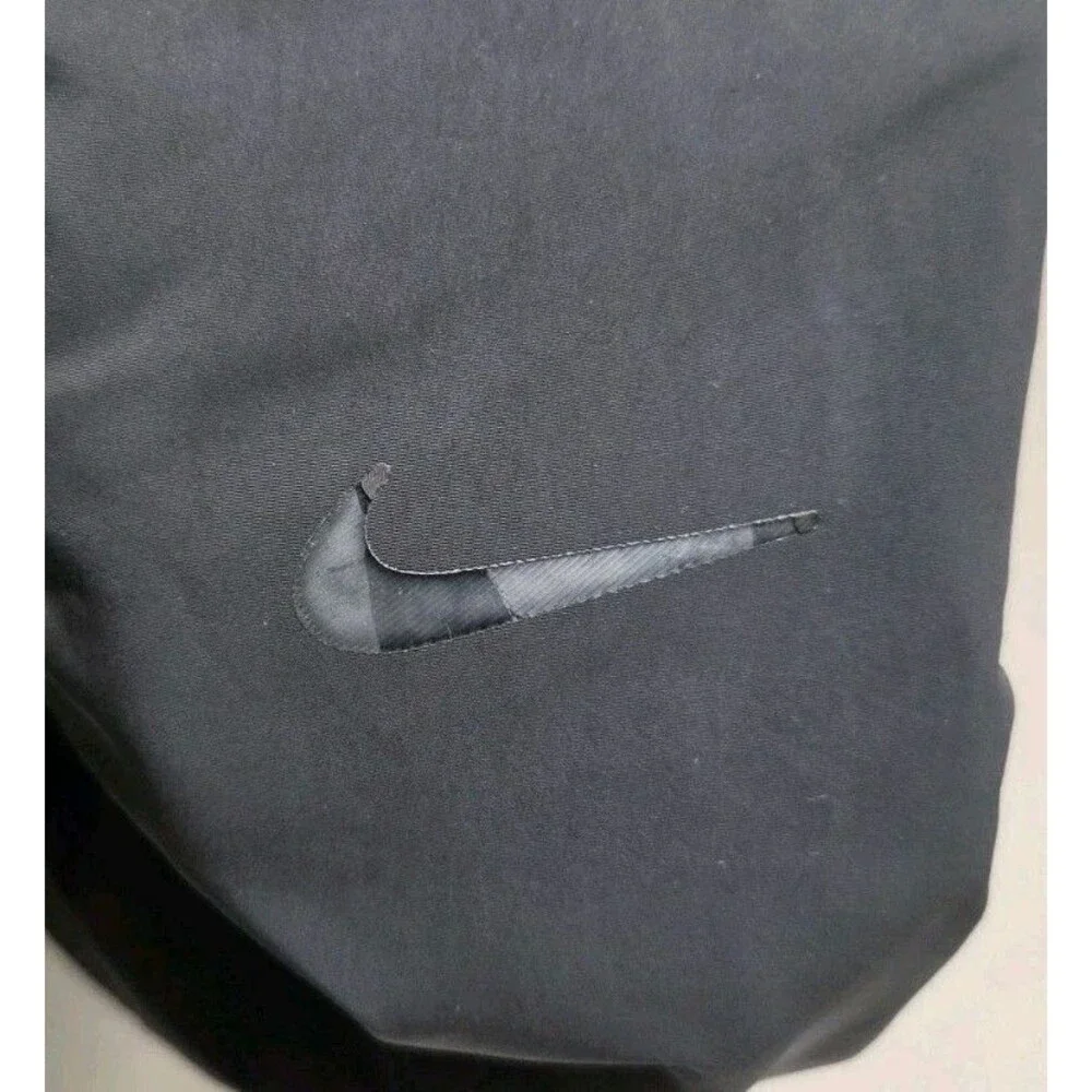 Nike Shield Golf Bomber Zip Jacket Women's Size Large Black Wind Water Resistant